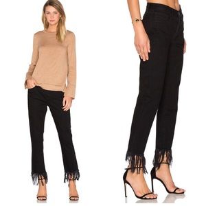 3x1 Extreme Fringe Cropped Jeans